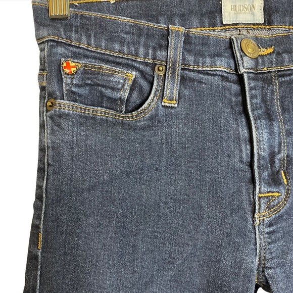 Hudson Jeans Nico Super Skinny Ankle Jean Mid Rise Stretch Straight Leg 25 - Picture 5 of 16